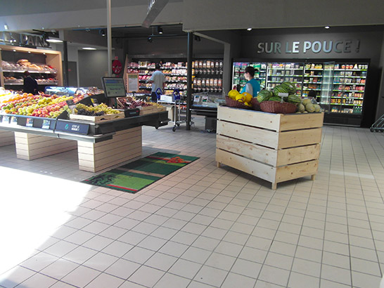 Meubles fruits & légumes magasin supermarché