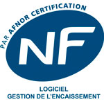 NF : logiciel gestion de l'encaissement