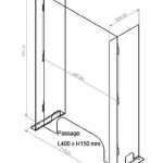 Protection plexiglas accueil en magasin