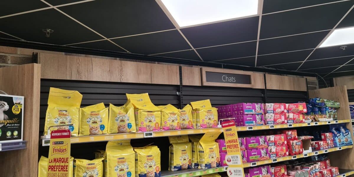 Agencement magasin : Animalerie Intermarché | Frontignan (34)