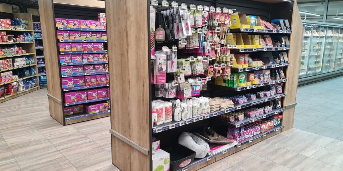 Agencement magasin : Animalerie Intermarché | Frontignan (34)