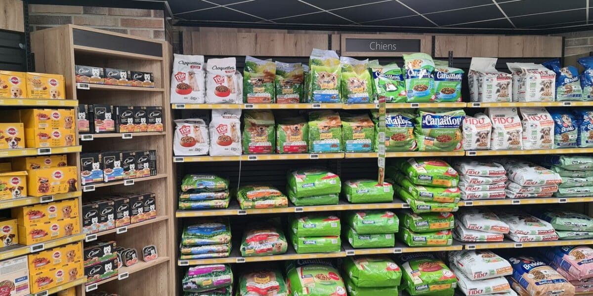 Agencement magasin : Animalerie Intermarché | Frontignan (34)