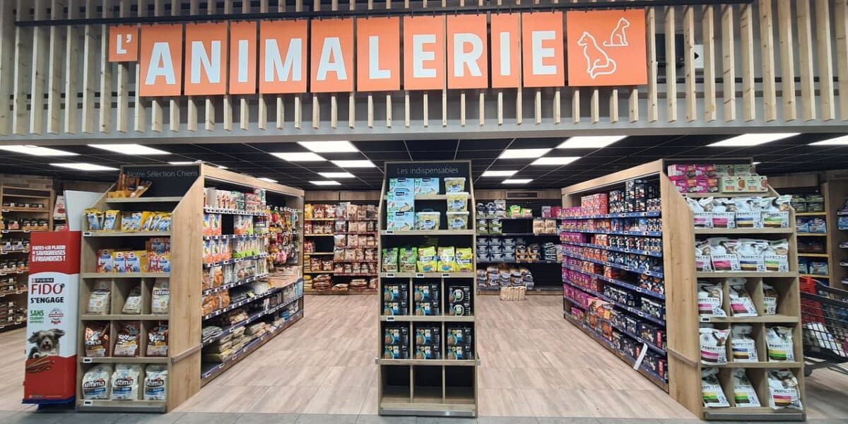Agencement magasin : Animalerie Intermarché | Frontignan (34)