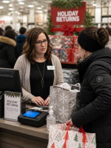 gestion retours noel commerce