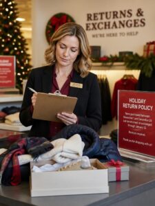 gestion retours noel commerce