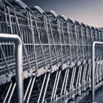 Ouvrir une épicerie : étapes, équipements et budget shopping carts, grocery, shopping, grocery shopping, grocery carts, supermarket, trolleys, transport, grocery store, metal, steel, shopping,
